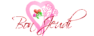 Gif animé Bon jeudi coeur rose